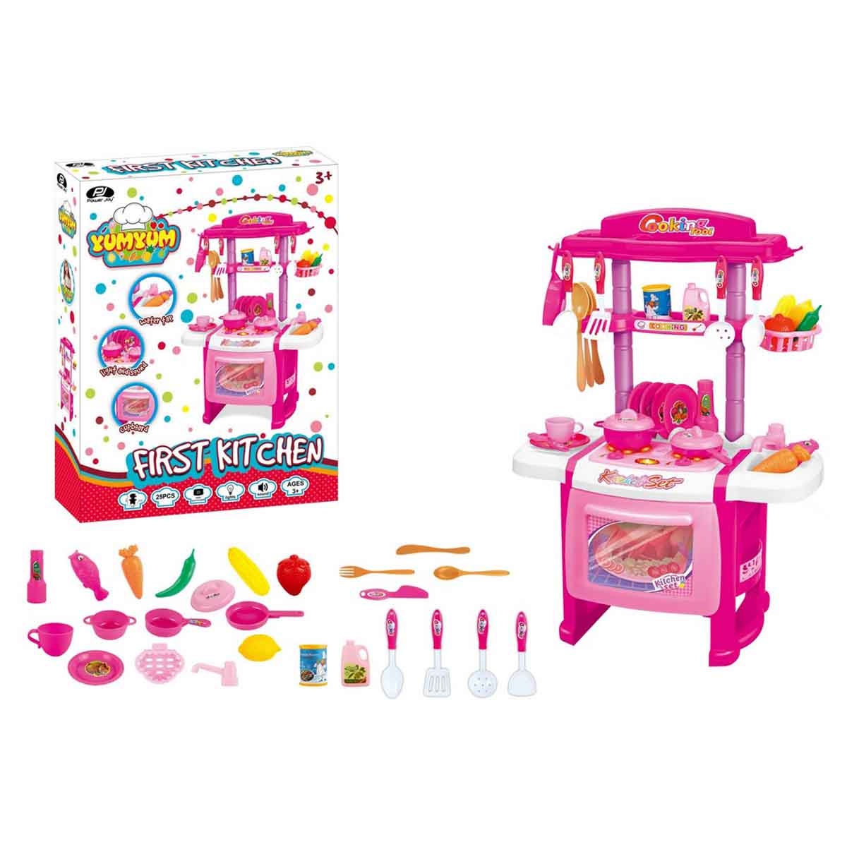 Power Joy Yumyum First Play Kitchen Set Girls, 3-4 Years