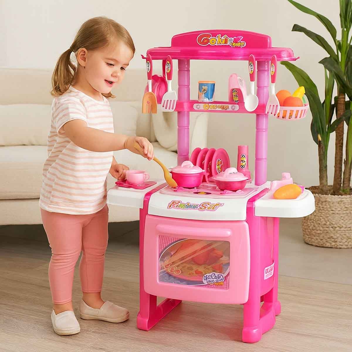 Power Joy Yumyum First Play Kitchen Set Girls, 3-4 Years