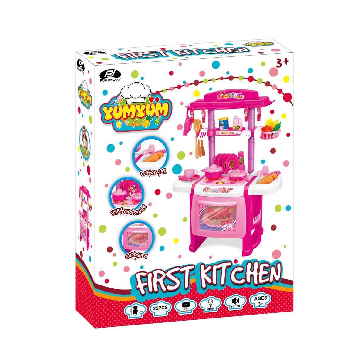 Power Joy Yumyum First Play Kitchen Set Girls, 3-4 Years