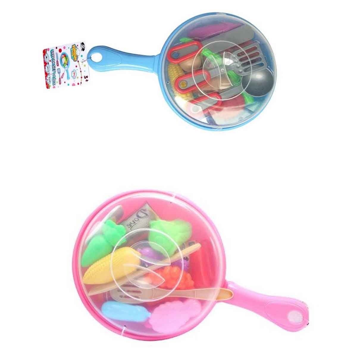 باور جوي يوميوم مجموعة مقالي متنوعة مع ملحق للبنات، عمر 3-4 سنوات