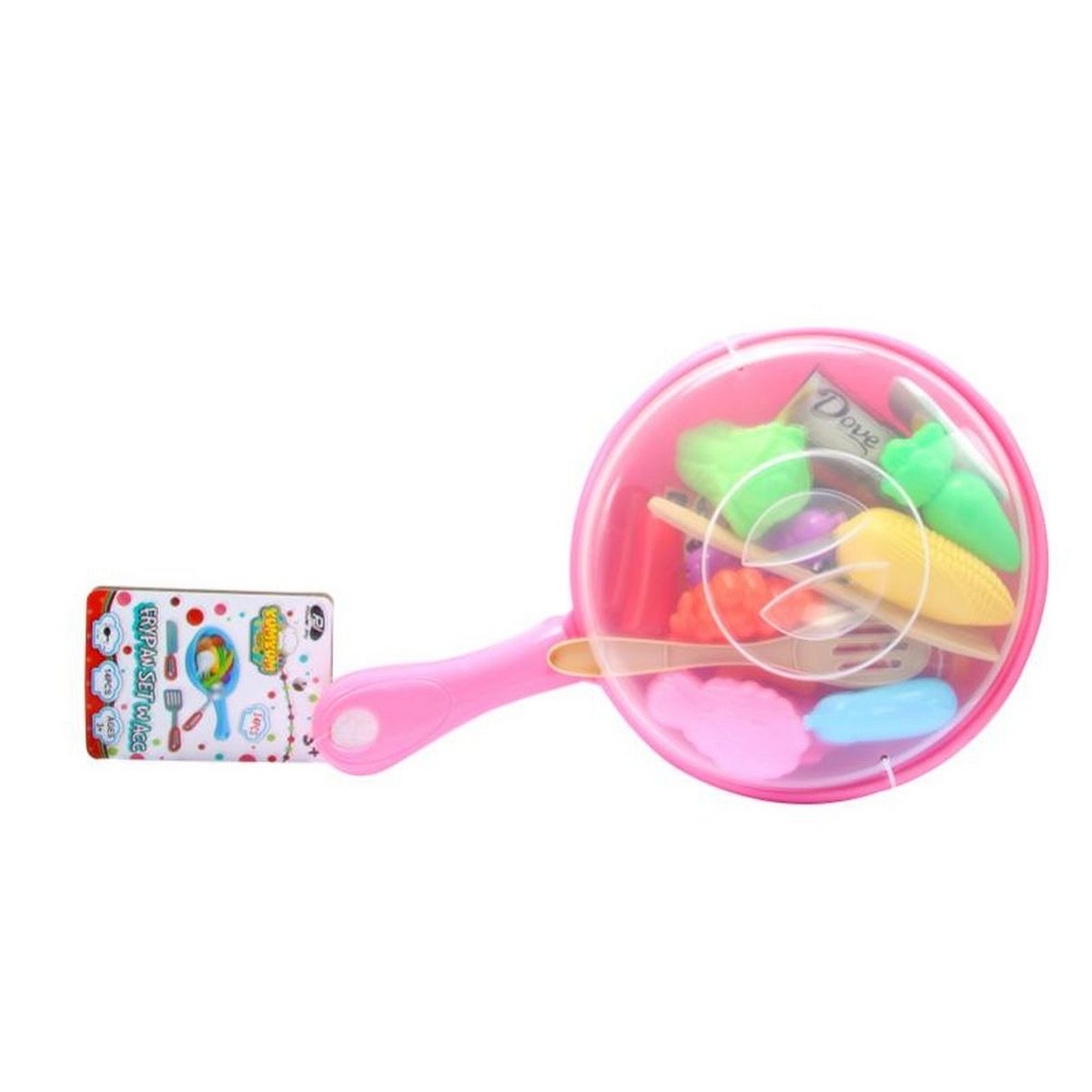 باور جوي يوميوم مجموعة مقالي متنوعة مع ملحق للبنات، عمر 3-4 سنوات