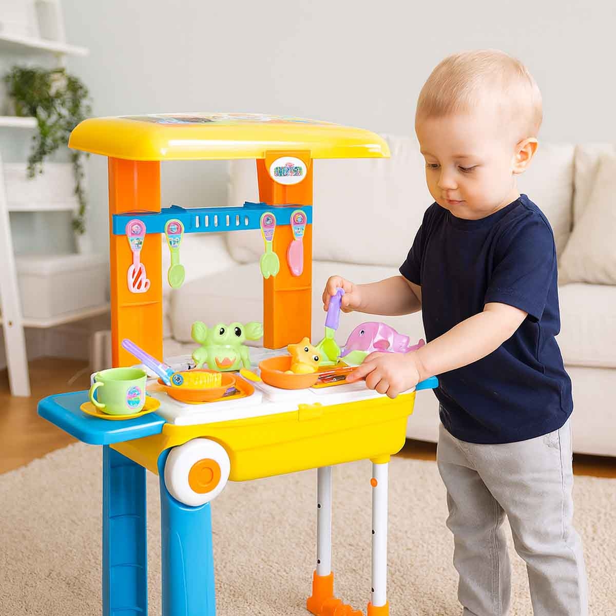 Power Joy Yumyum Tableware Suitcase Set Girls, 3-4 Years