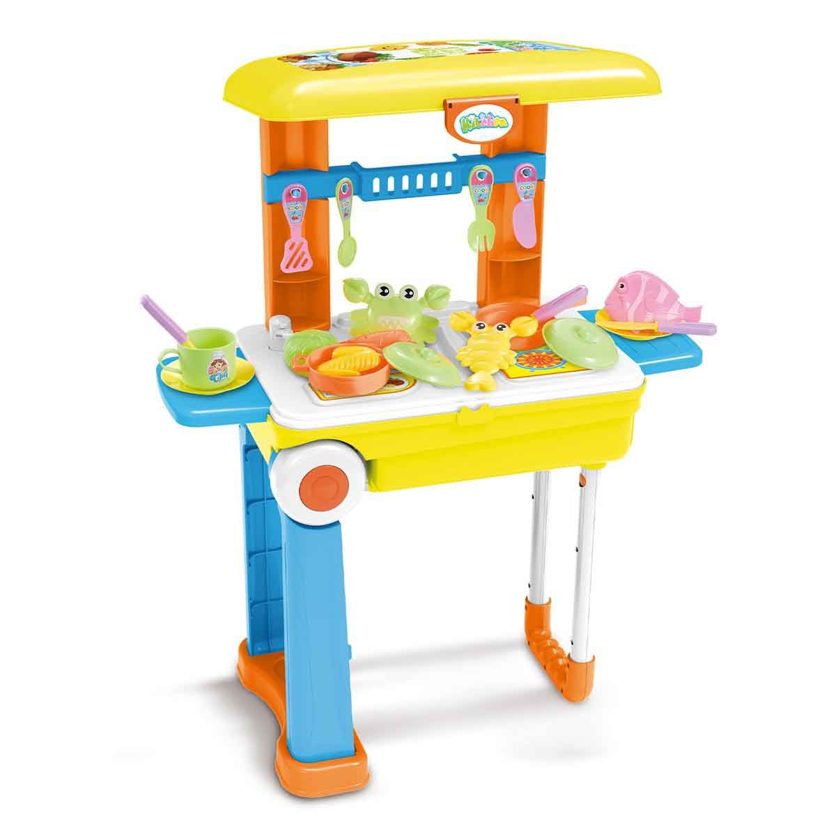 Power Joy Yumyum Tableware Suitcase Set Girls, 3-4 Years