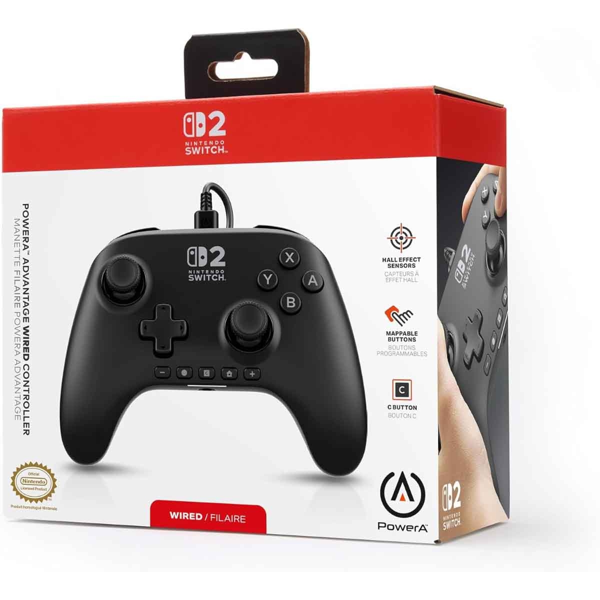 PowerA Black Advantage Wired Gaming Controller