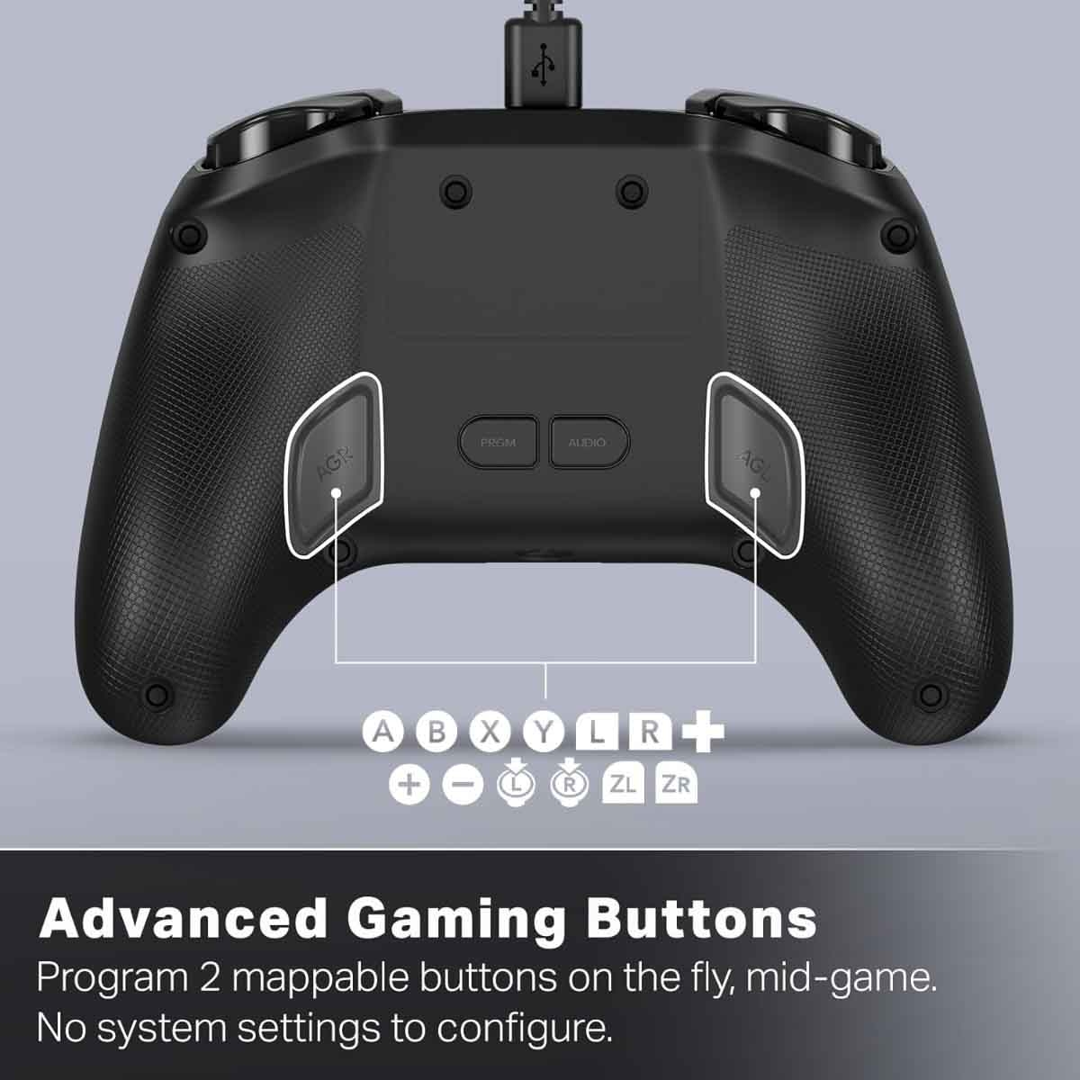 PowerA Black Advantage Wired Gaming Controller