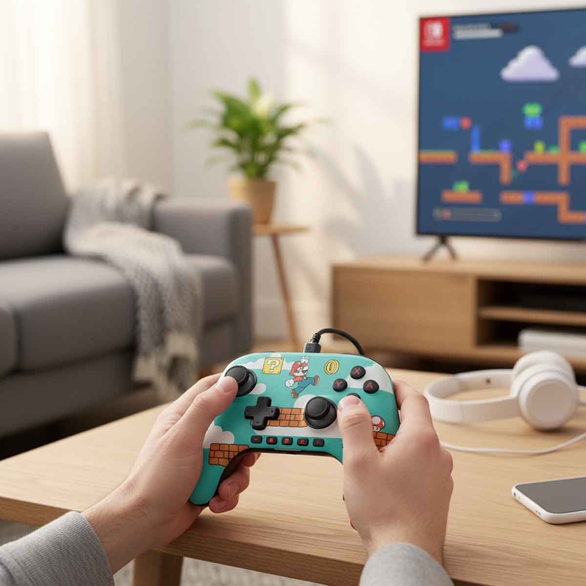 PowerA Mario Time Advantage Wired Gaming Controller