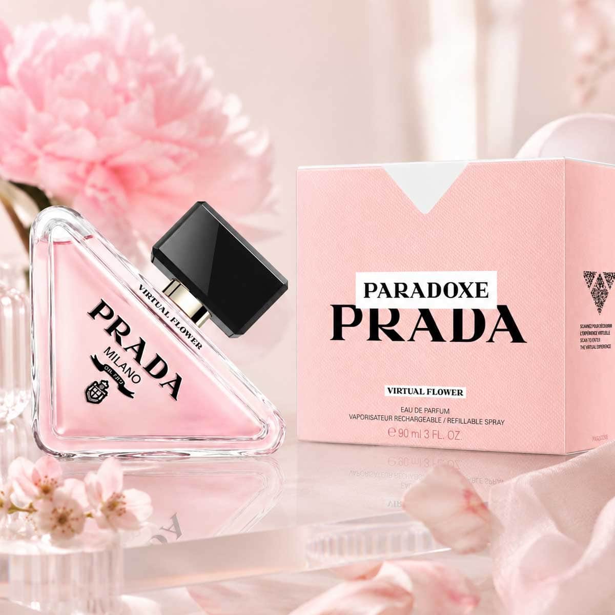 Prada Paradoxe Virtual Flower Eau De Parfum 90 ml for Women