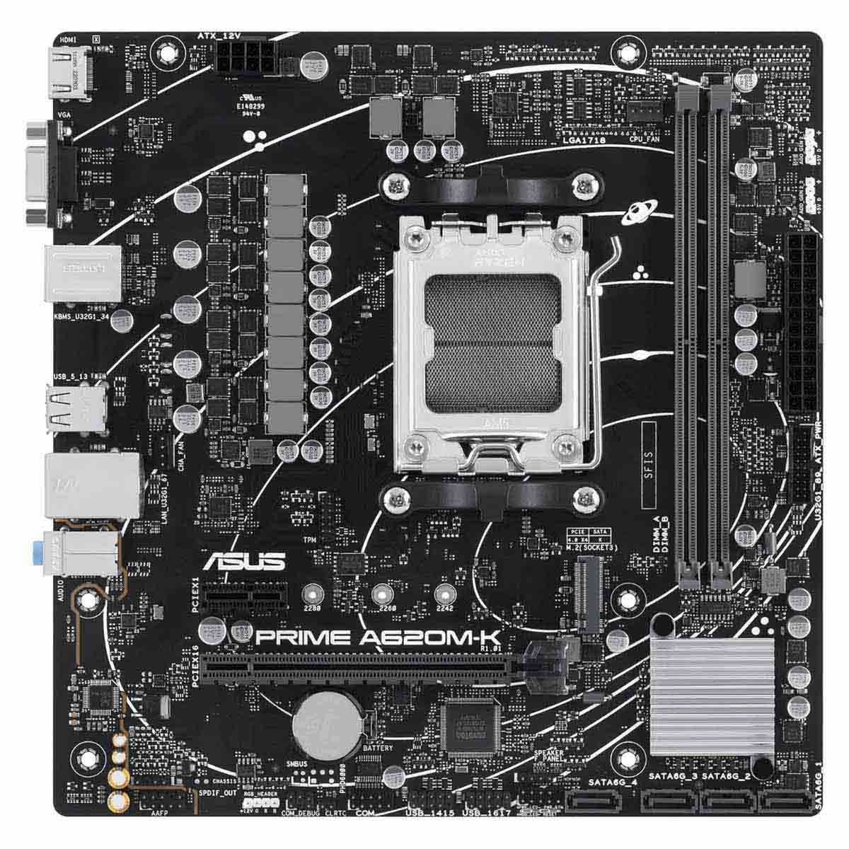 ASUS Prime A620M-K Gaming Motherboard