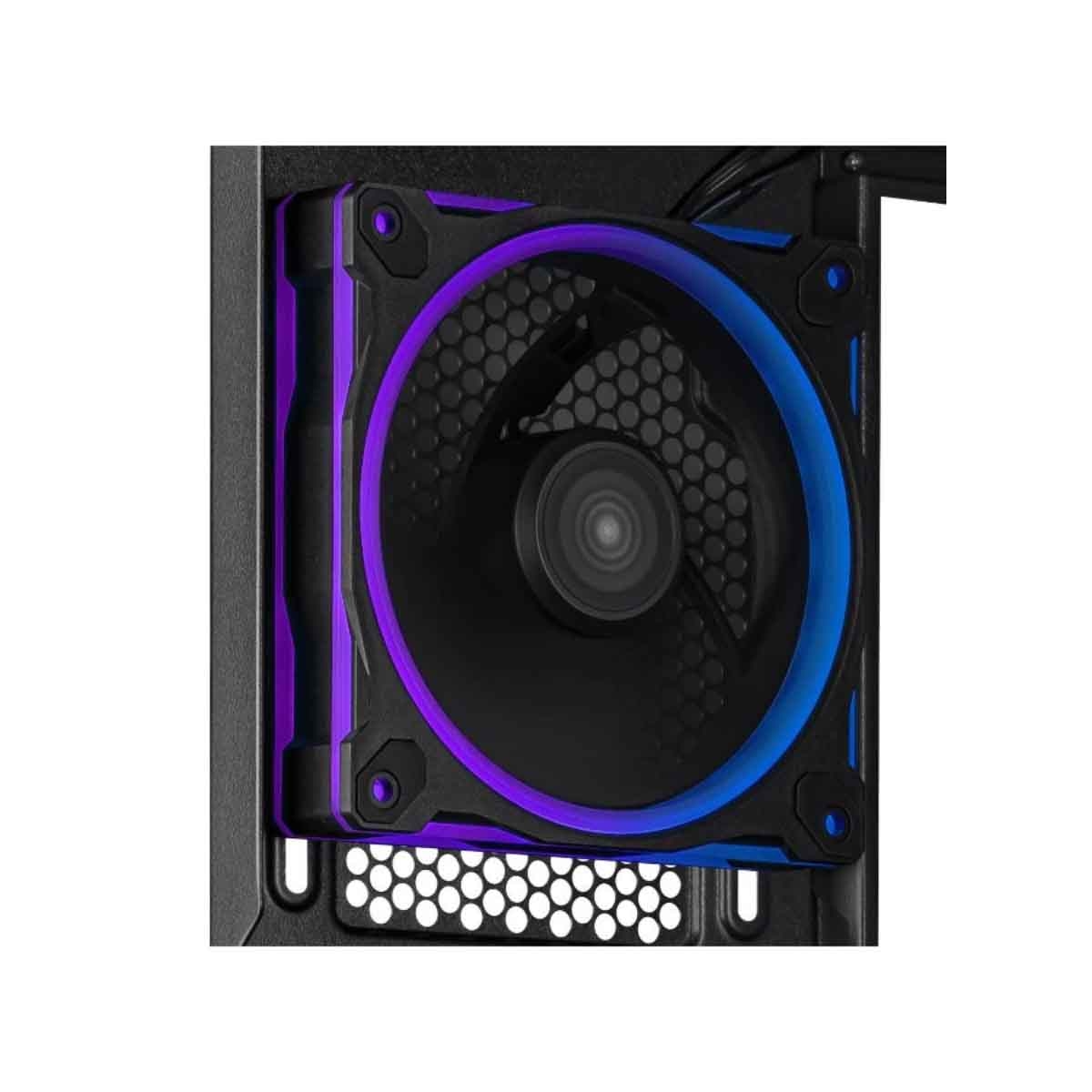 Asus Black Prime AP202 TG ARGB Mid-Tower Gaming PC Case