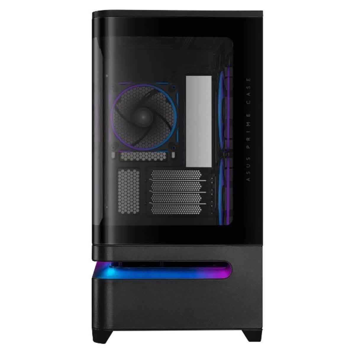 Asus Black Prime AP202 TG ARGB Mid-Tower Gaming PC Case
