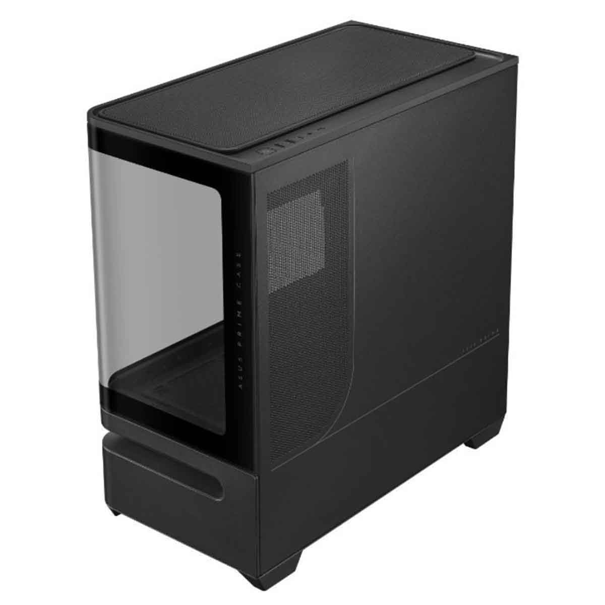 Asus Black Prime AP202 TG ARGB Mid-Tower Gaming PC Case
