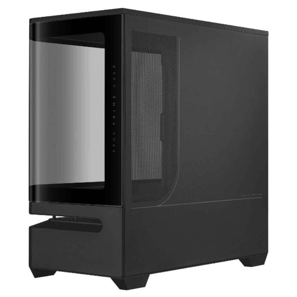 Asus Black Prime AP202 TG ARGB Mid-Tower Gaming PC Case