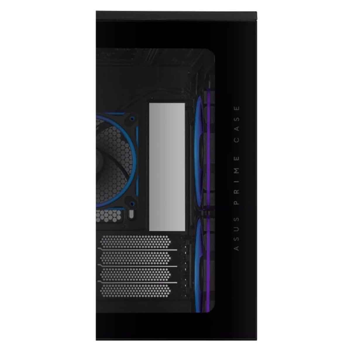 Asus Black Prime AP202 TG ARGB Mid-Tower Gaming PC Case