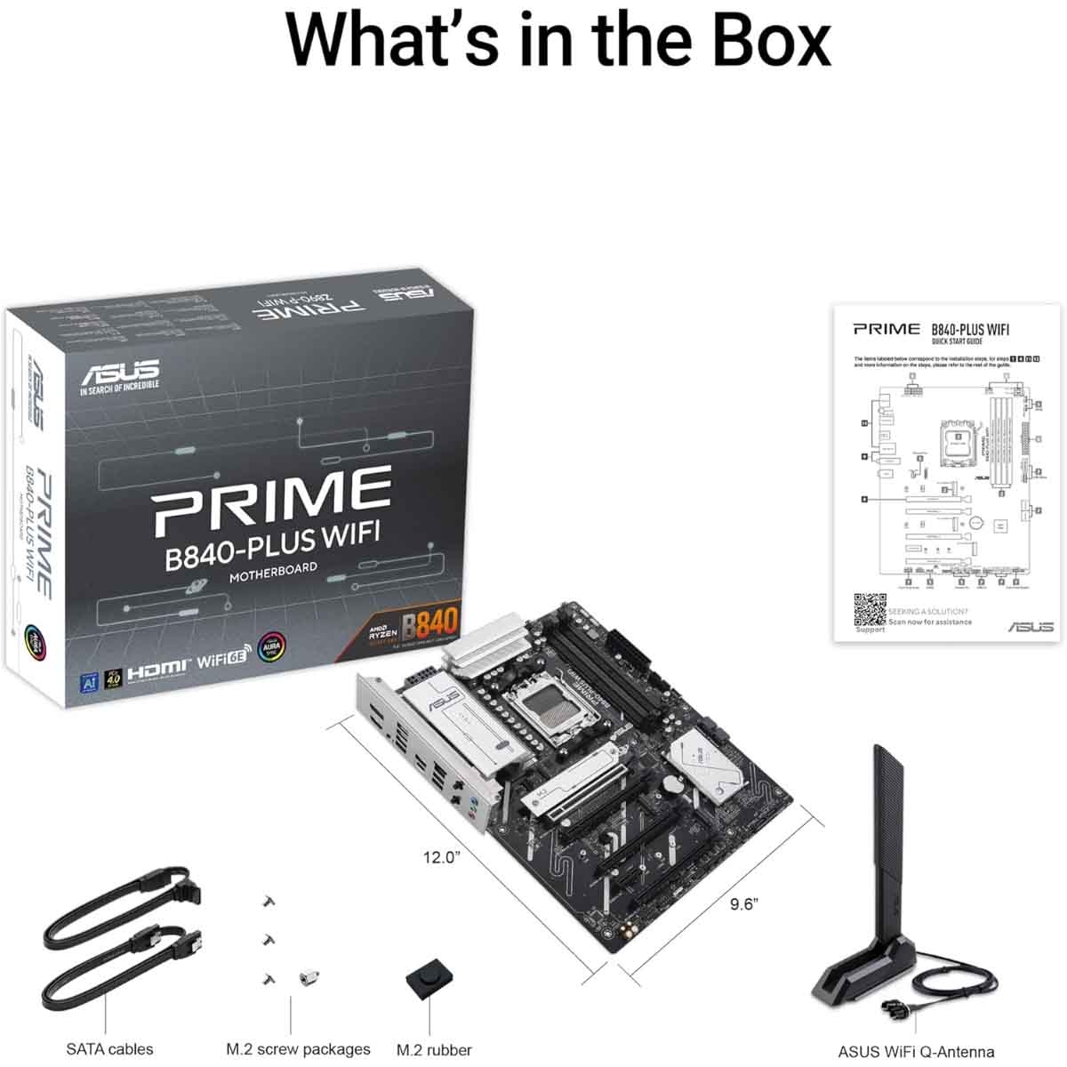 Asus Prime B840-Plus WiFi Motherboard