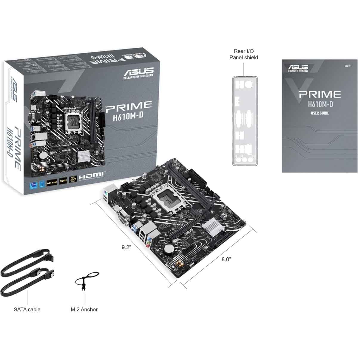 Asus Prime H610M-D Motherboard