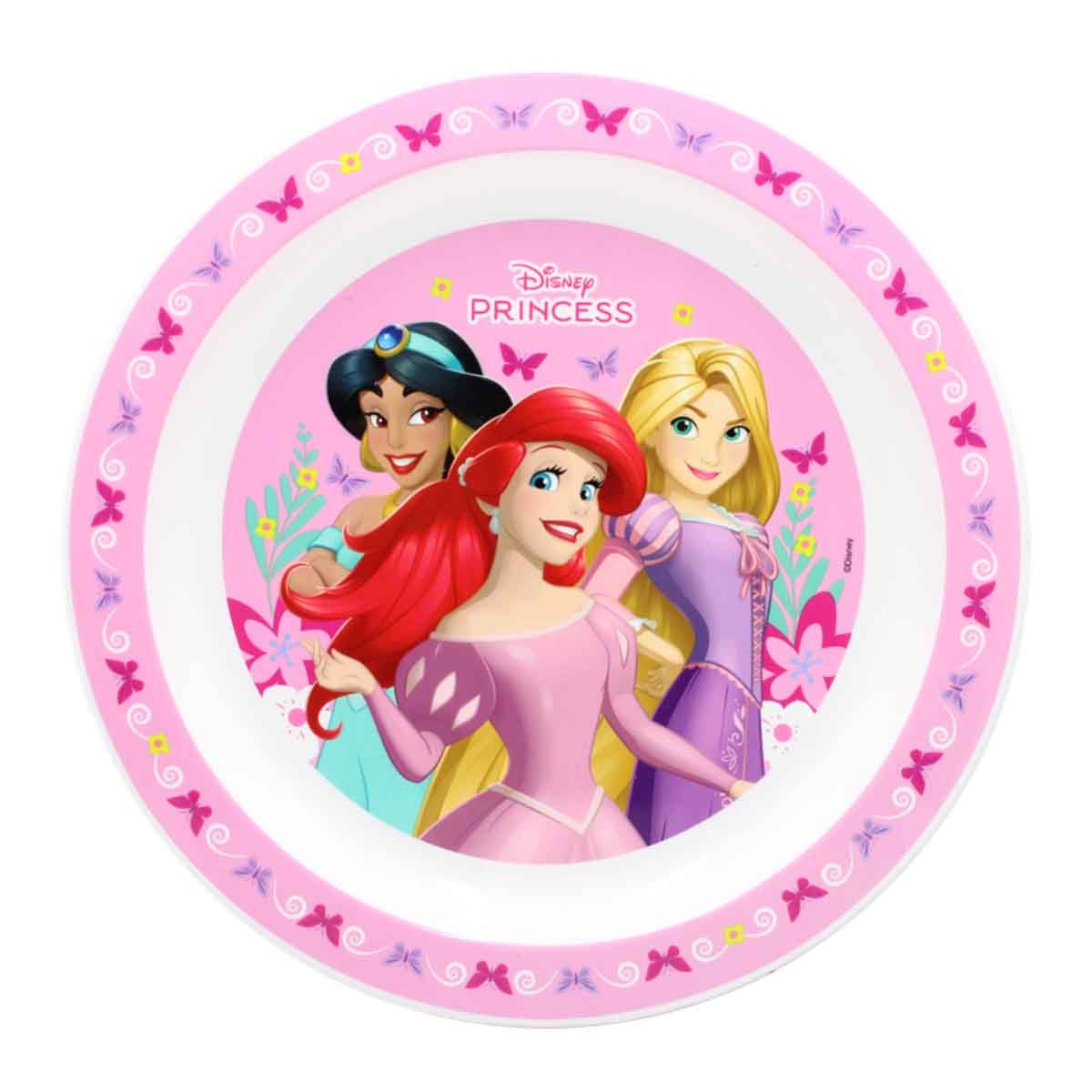 برنسيس طقم إفطار أطفال من 3 قطع آمن للاستخدام في الميكروويف