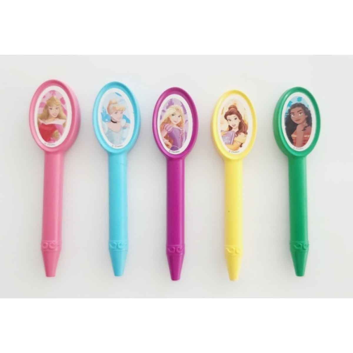 ديزني برينسيس مجموعة تلوين مع أقلام شمعية بأشكال للأطفال بعمر 3-4 سنوات