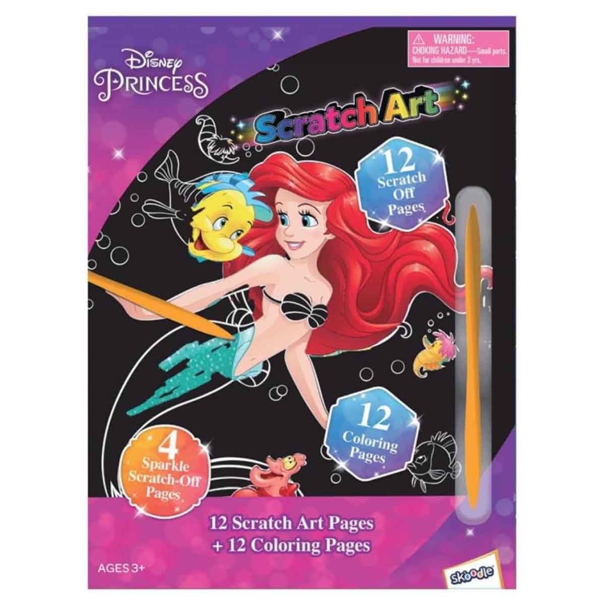 Disney Princess Scratch Art Kit Unisex, 3-4 Years