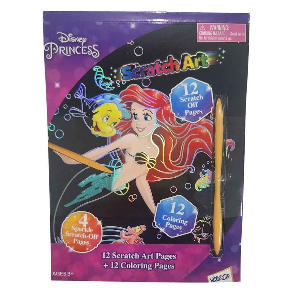 Disney Princess Scratch Art Kit Unisex, 3-4 Years