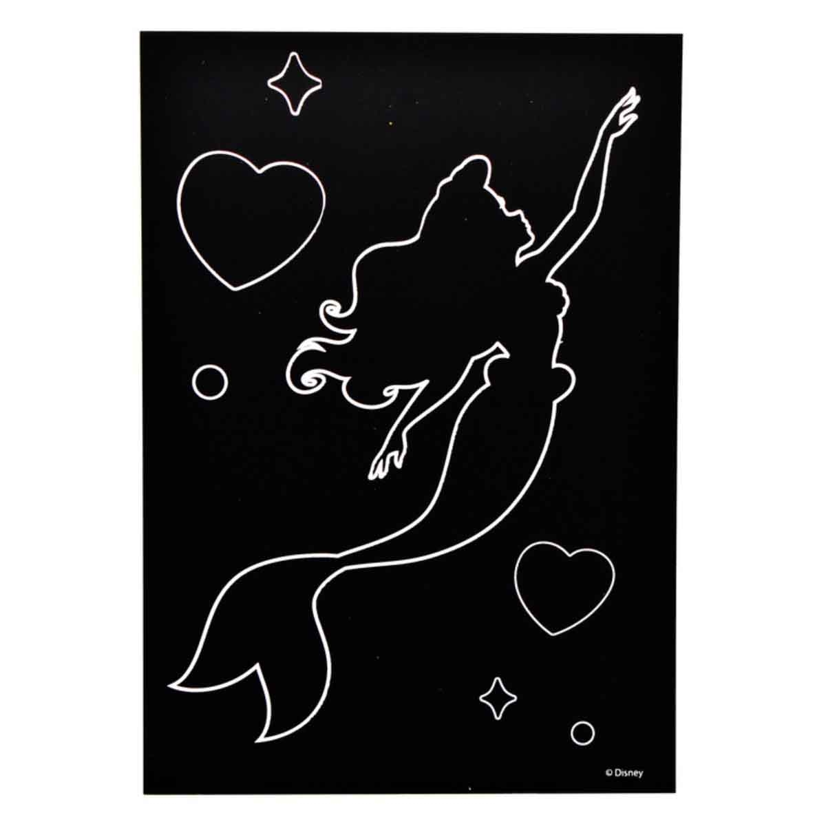 Disney Princess Scratch Scribble Sticker Set Unisex, 3-4 Years