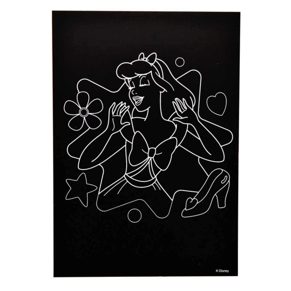 Disney Princess Scratch Scribble Sticker Set Unisex, 3-4 Years