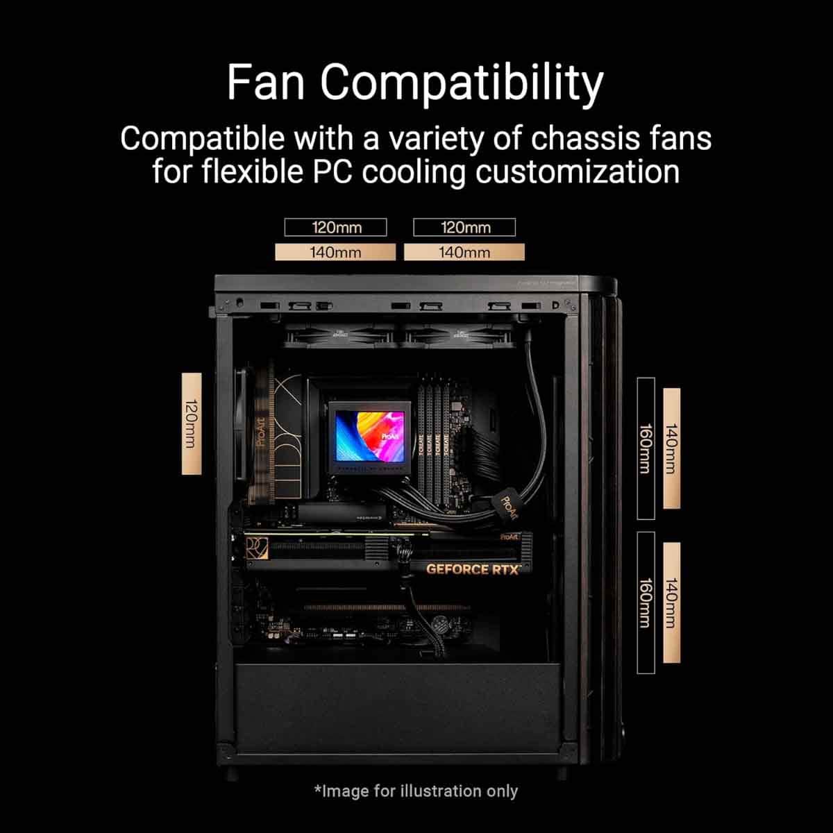 Asus ProArt PA401 TG ARGB Gaming PC Case