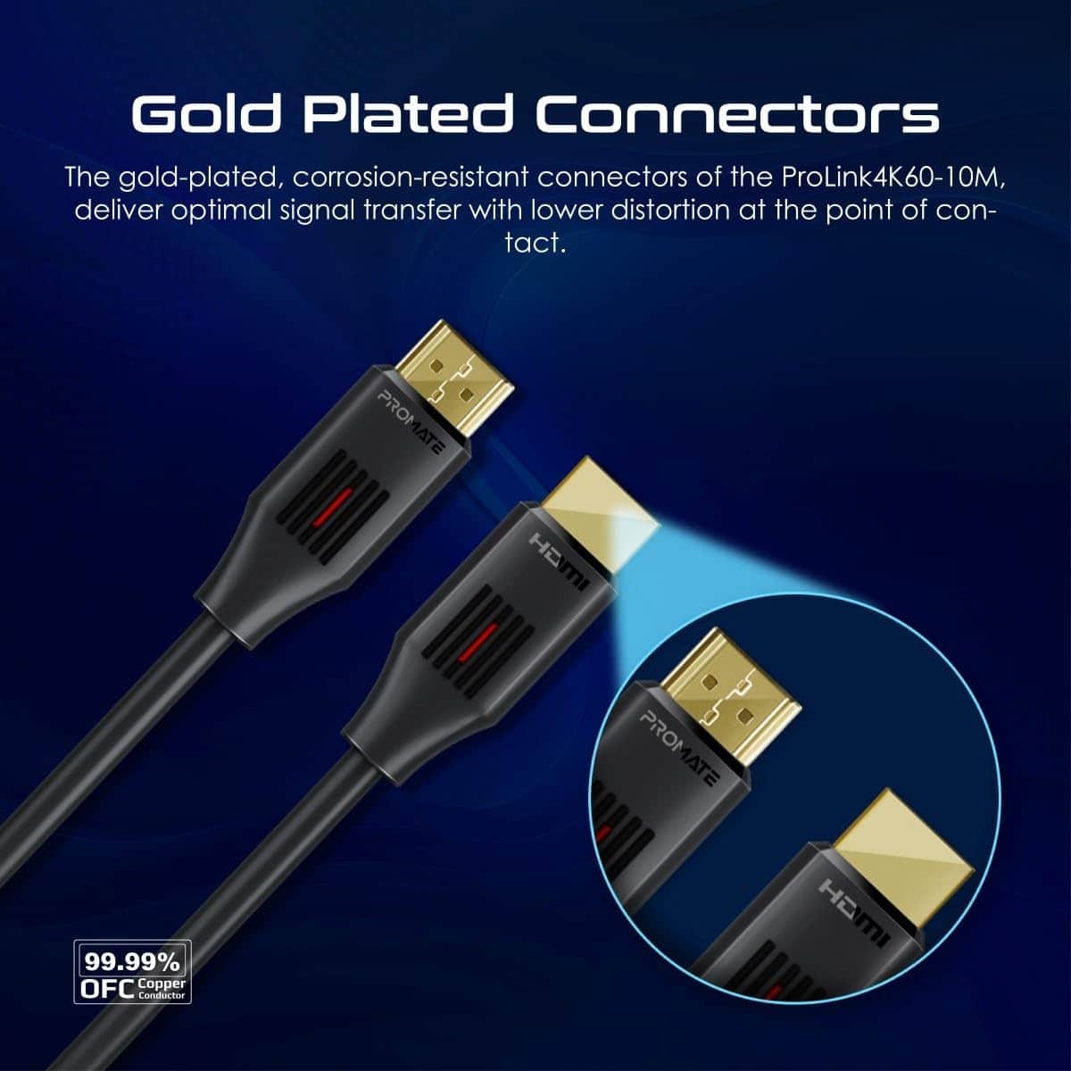 Promate Pro Link 4K 60Hz Slim HDMI 2.0 Cable