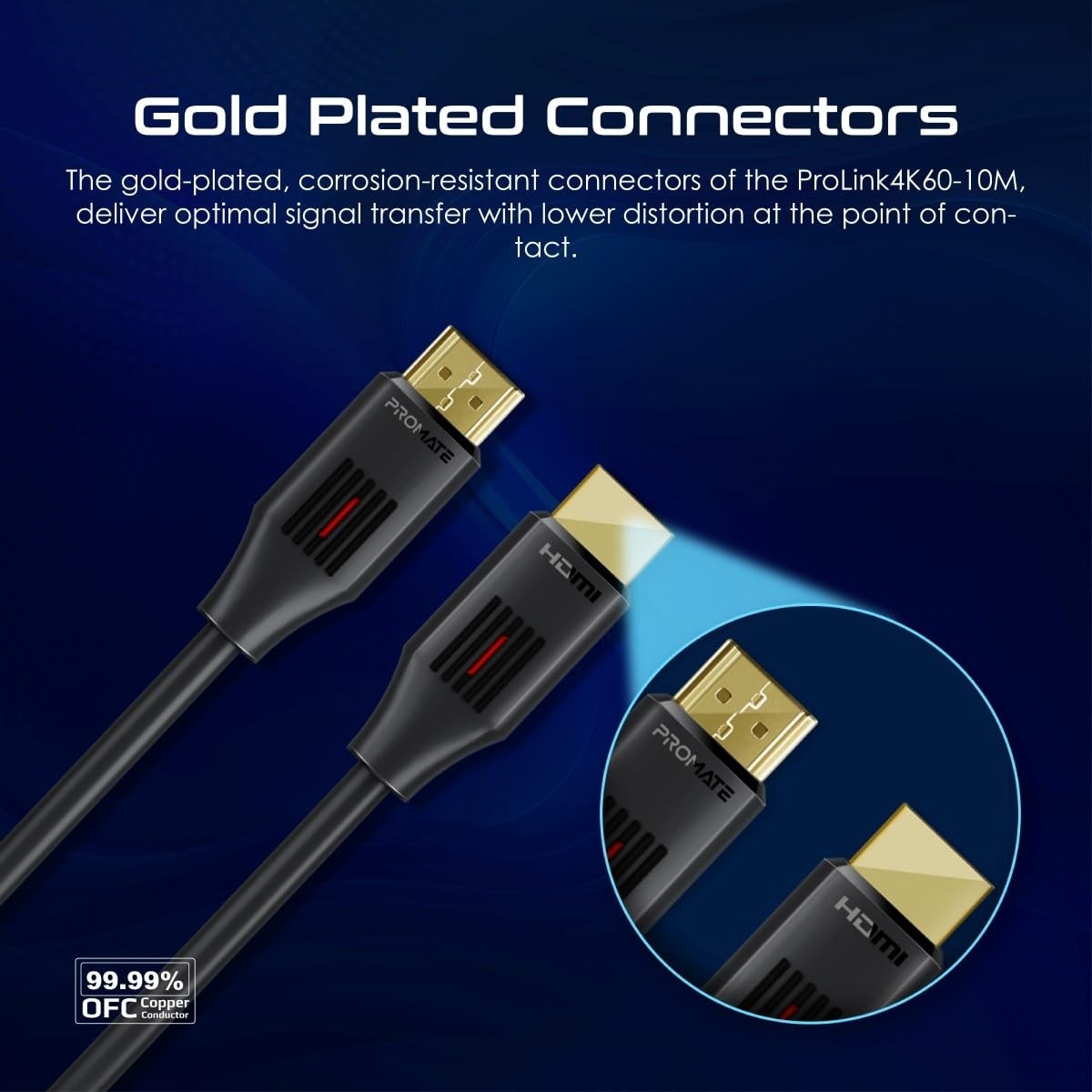 Promate Pro Link 4K 60Hz Slim HDMI 2.0 Cable