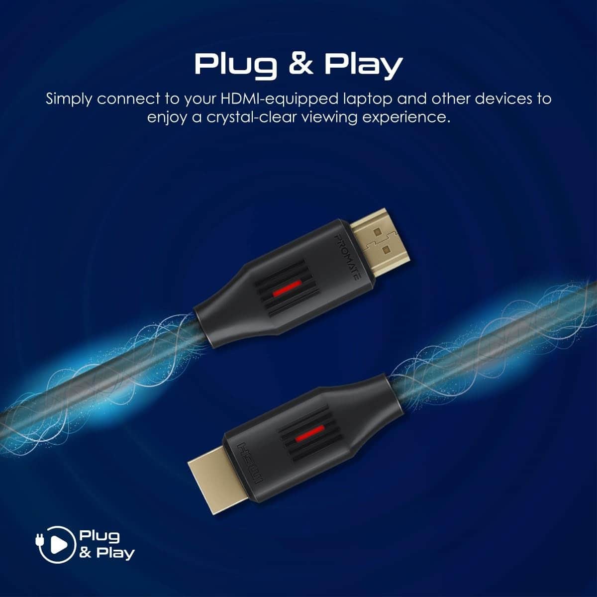 Promate Pro Link 4K 60Hz Slim HDMI 2.0 Cable