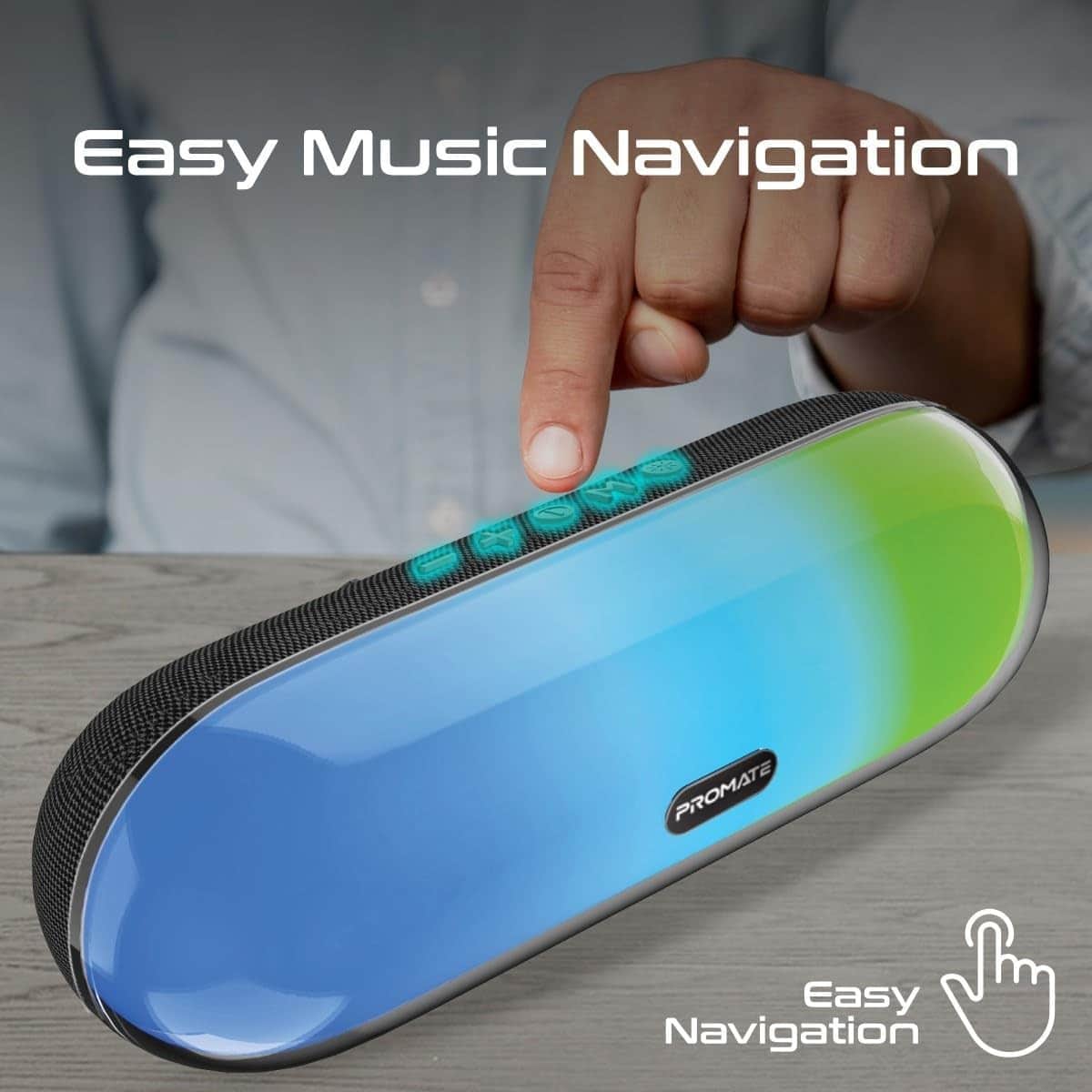 Promate 10W True Wireless Portable Bluetooth Speaker