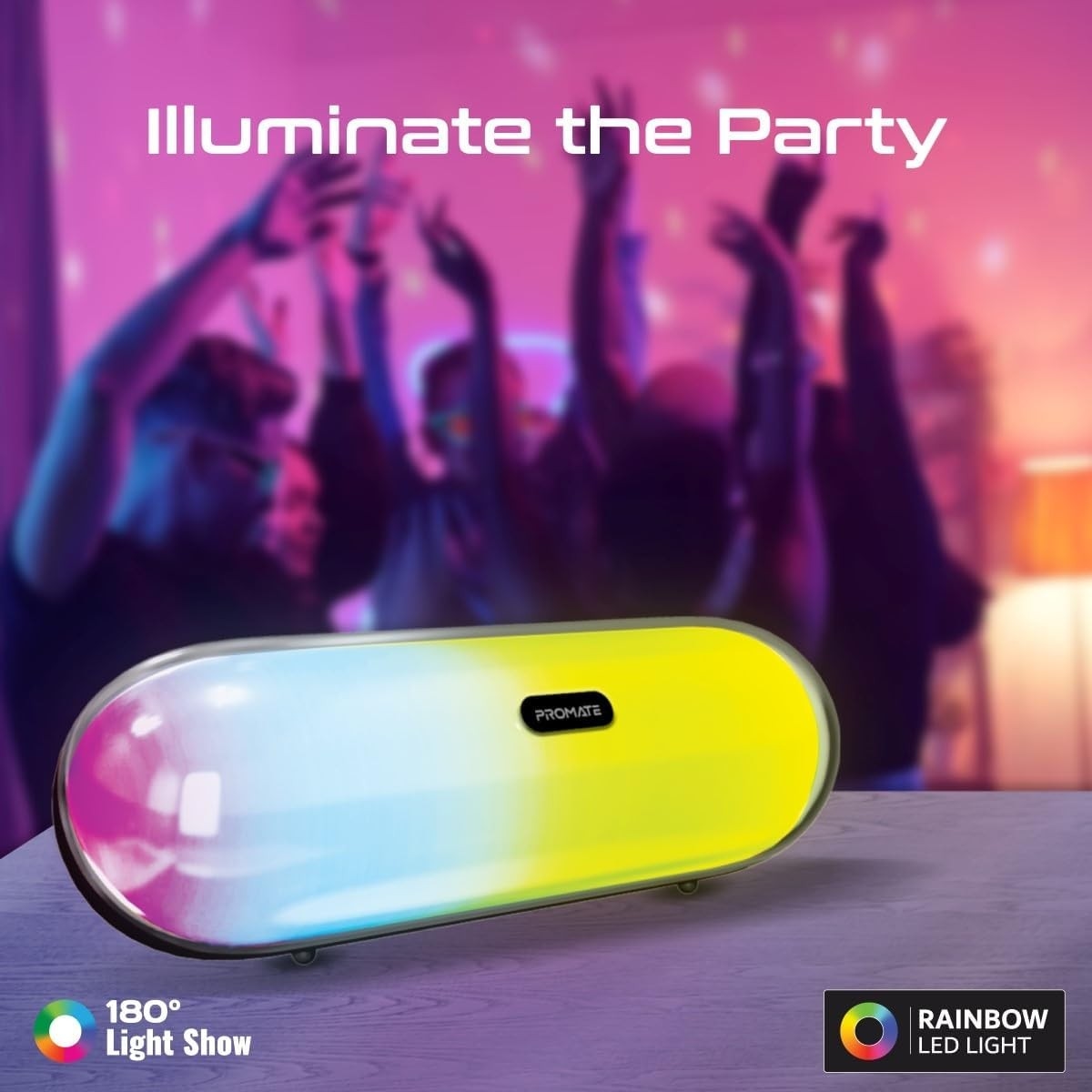 Promate 10W True Wireless Portable Bluetooth Speaker
