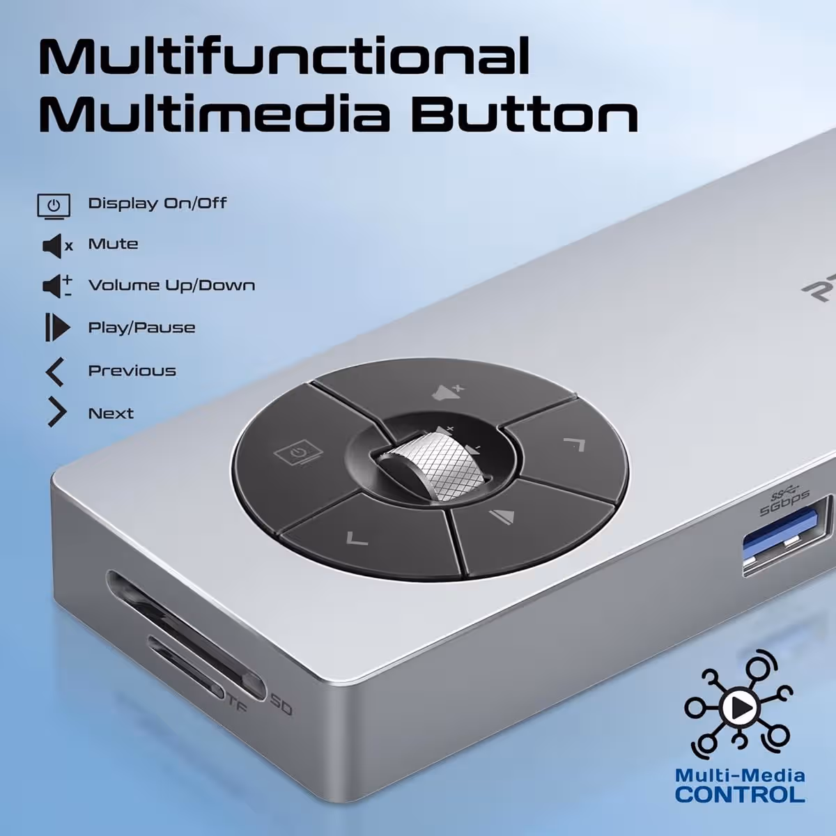 Promate 14-in-1 High Speed Multiport 4K 60Hz USB-C Hub