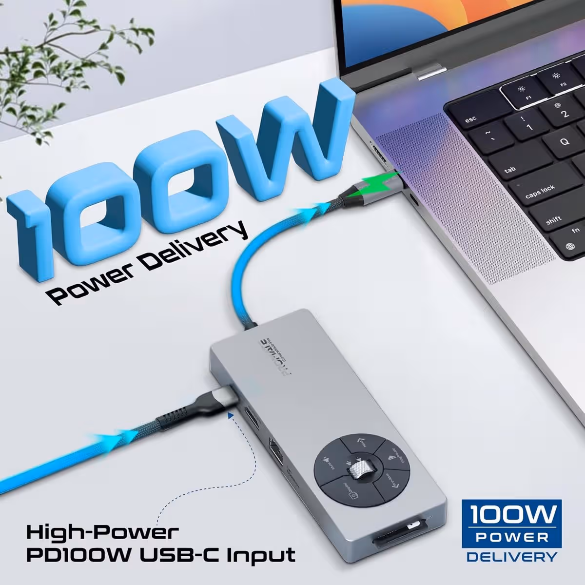 Promate 14-in-1 High Speed Multiport 4K 60Hz USB-C Hub