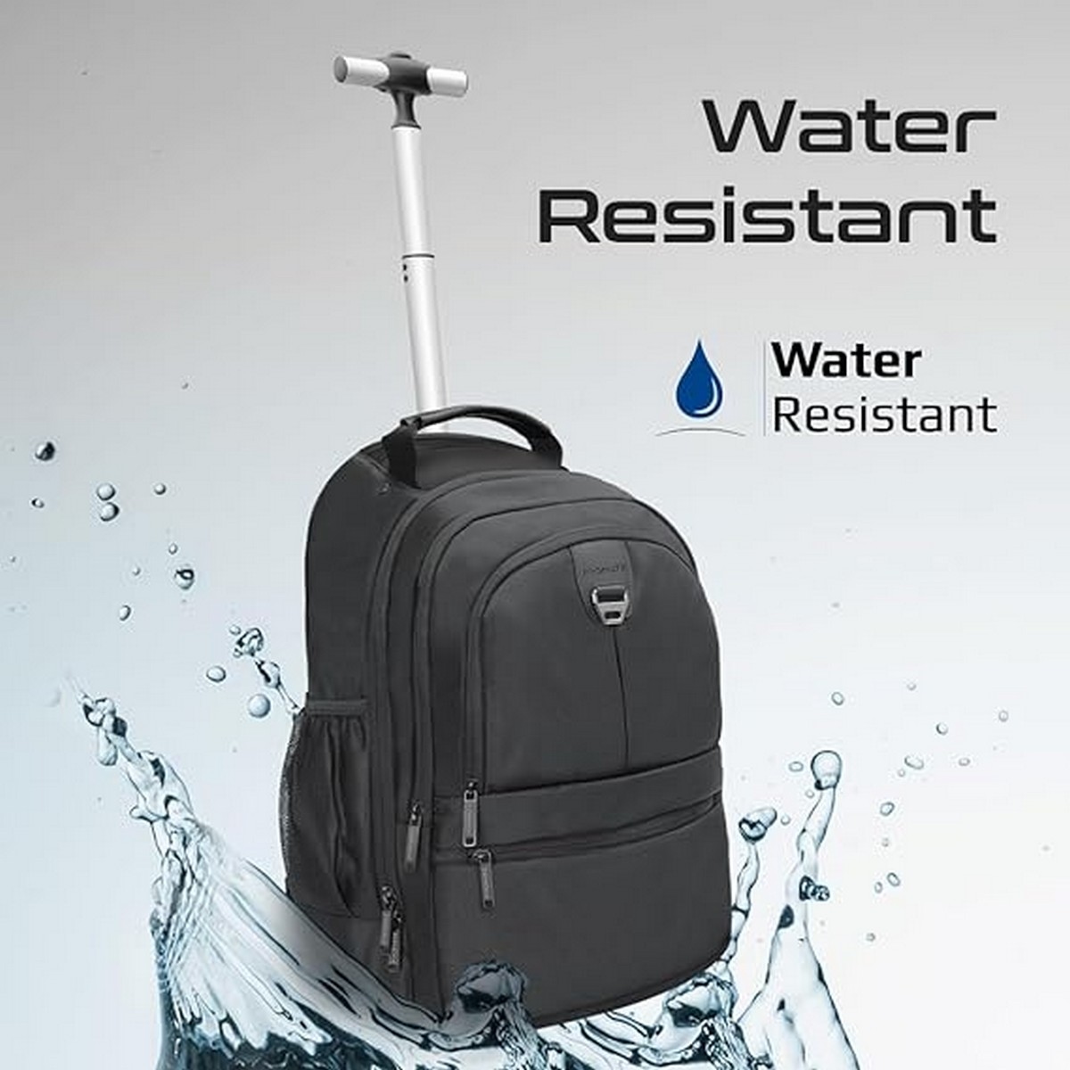 Promate 15.6" 2-in-1 Lightweight Laptop Trolley Backpack