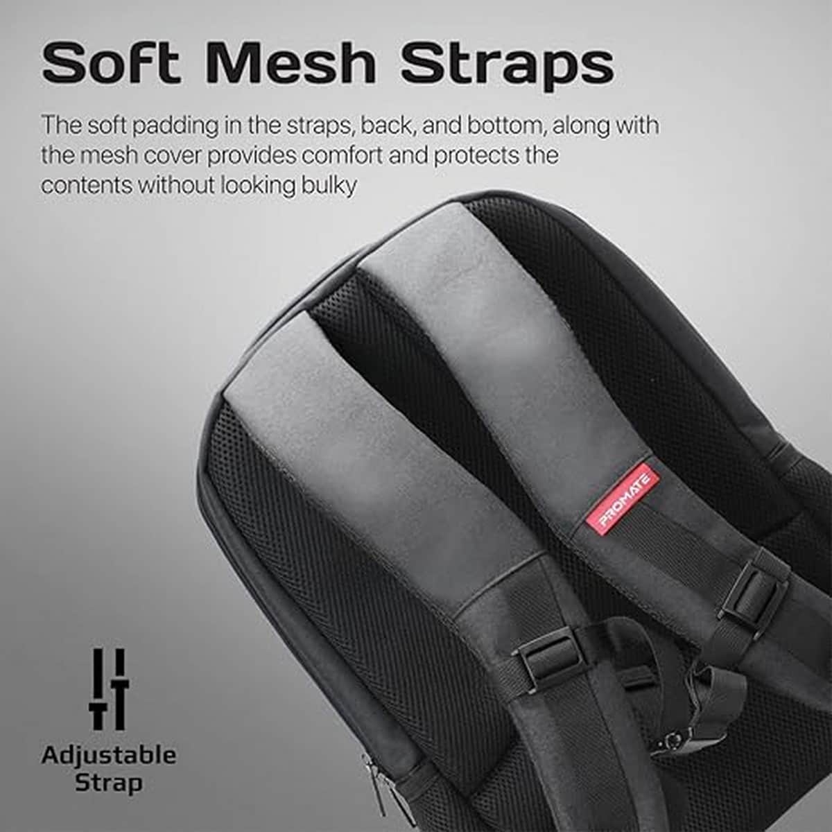 Promate 15.6" Satchel-BP Travel Laptop Backpack