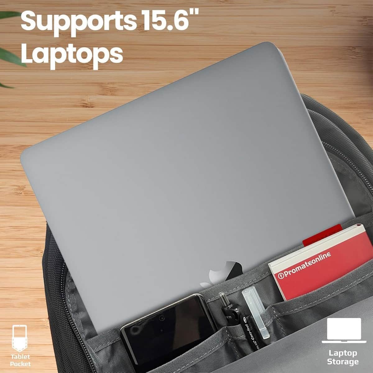 Promate 15.6" ElitePack-Go Laptop Backpack