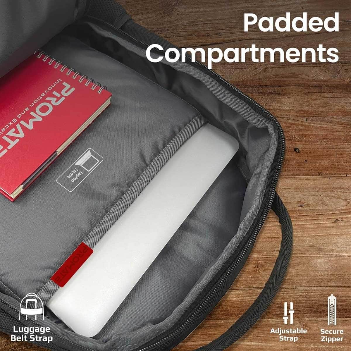 Promate 15.6" ElitePack-Go Laptop Backpack