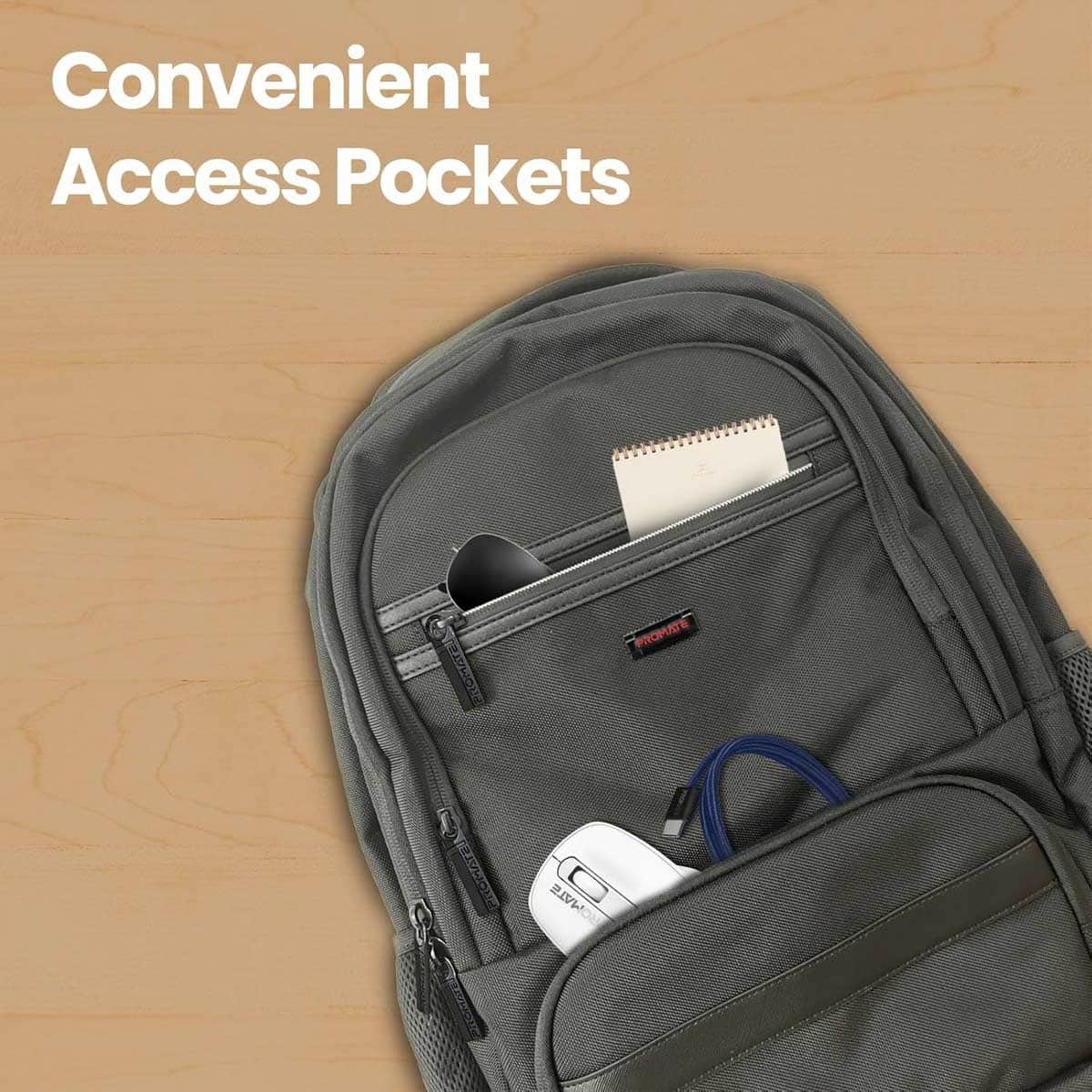 Promate 15.6" ElitePack-Go Laptop Backpack