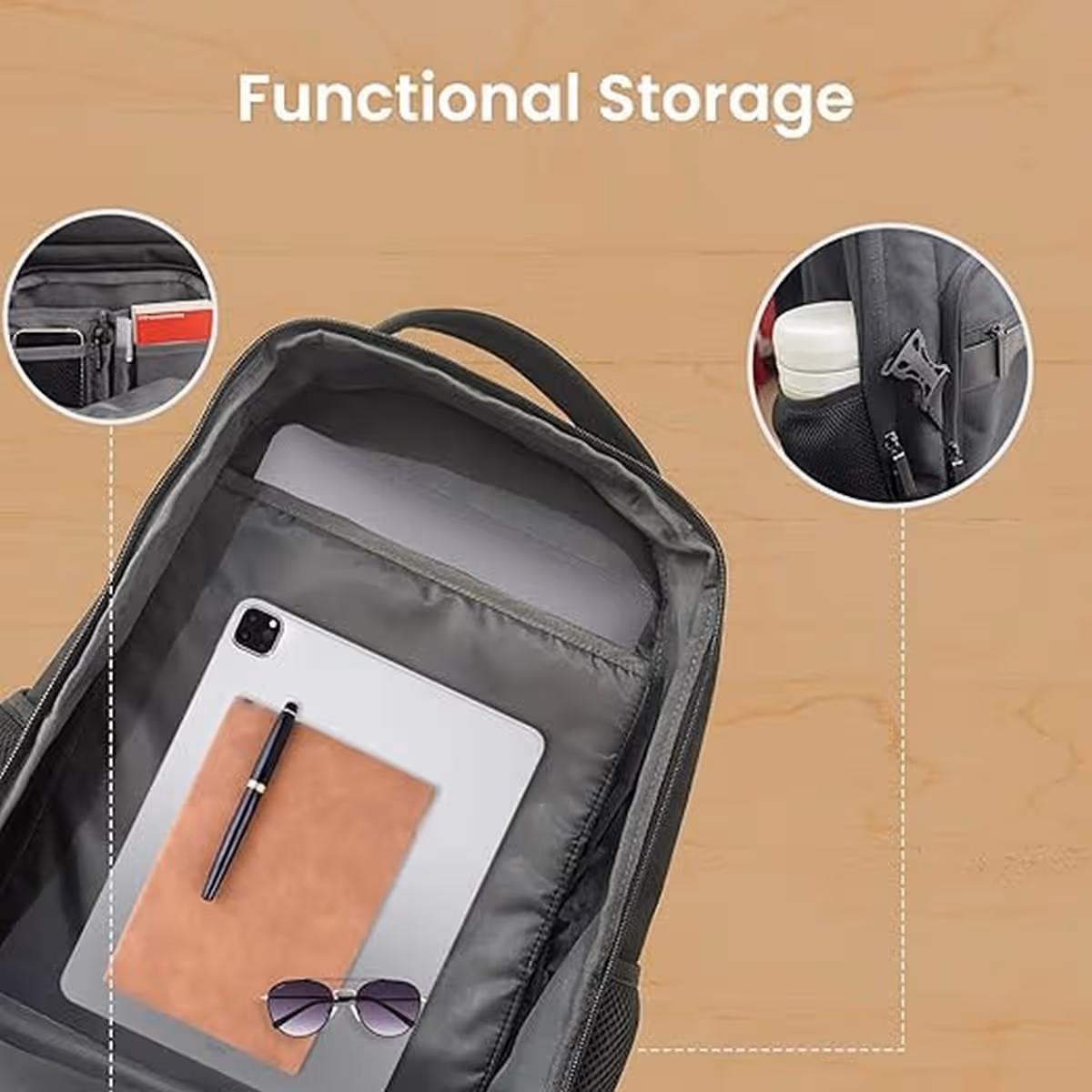 Promate 15.6" ElitePack-Lite Laptop Backpack