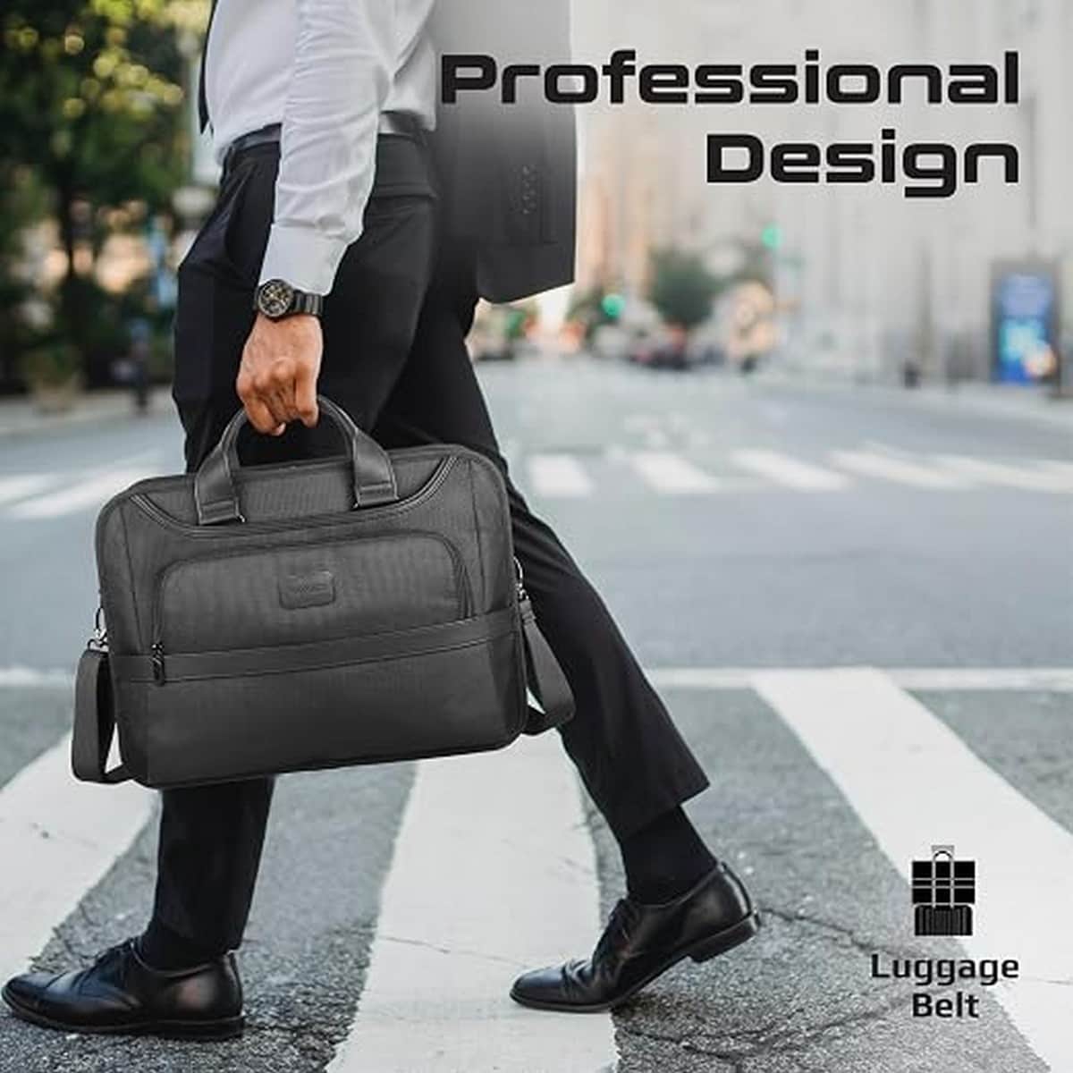 Promate 15.6" Premium Laptop Messenger Bag