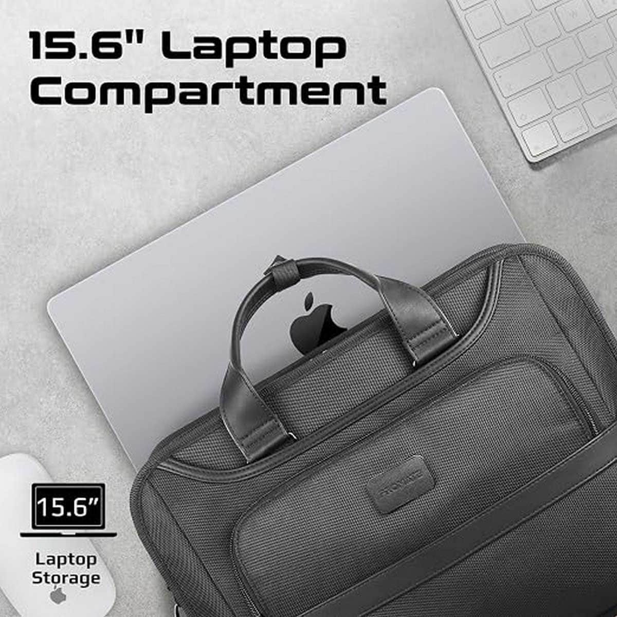 Promate 15.6" Premium Laptop Messenger Bag