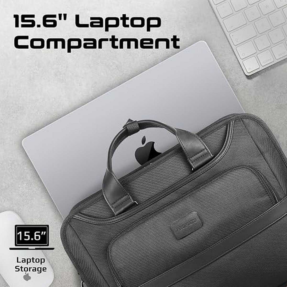 Promate 15.6" Premium Laptop Messenger Bag