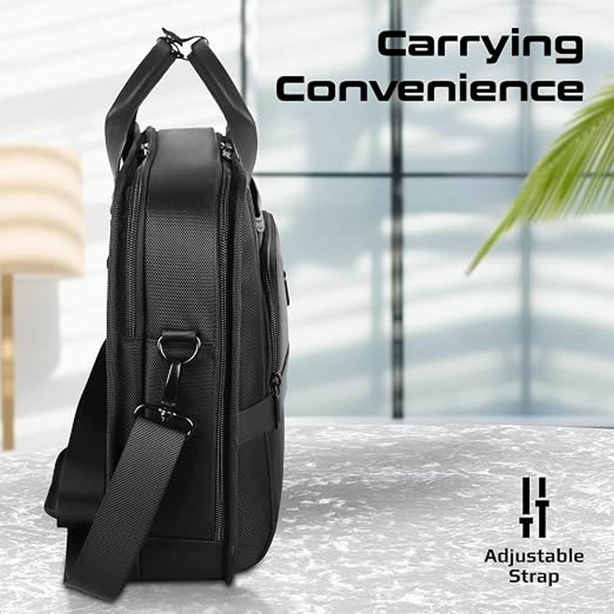Promate 15.6" Premium Laptop Messenger Bag