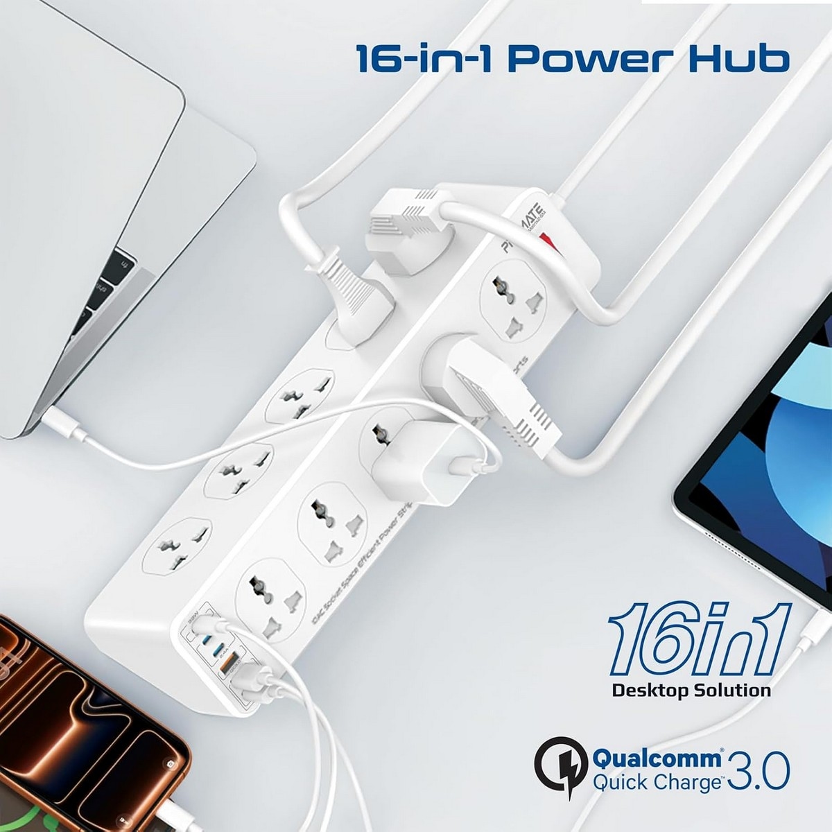 Promate 16-in-1 Power Matrix 2 Power Strip