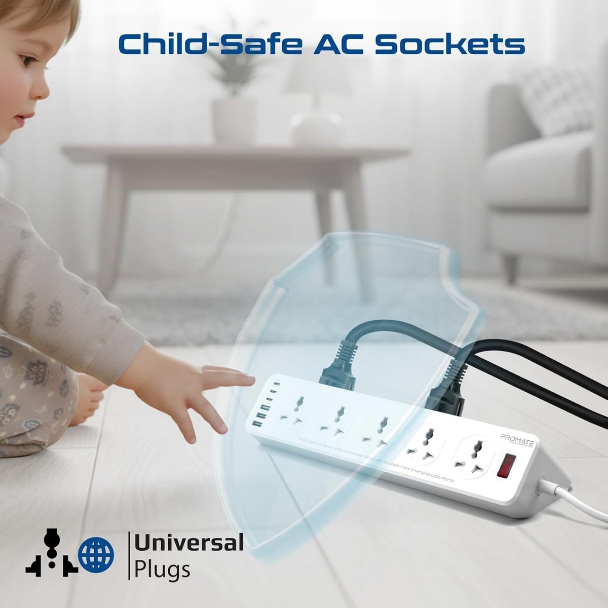 Promate 16-in-1 Power Matrix 2 Power Strip