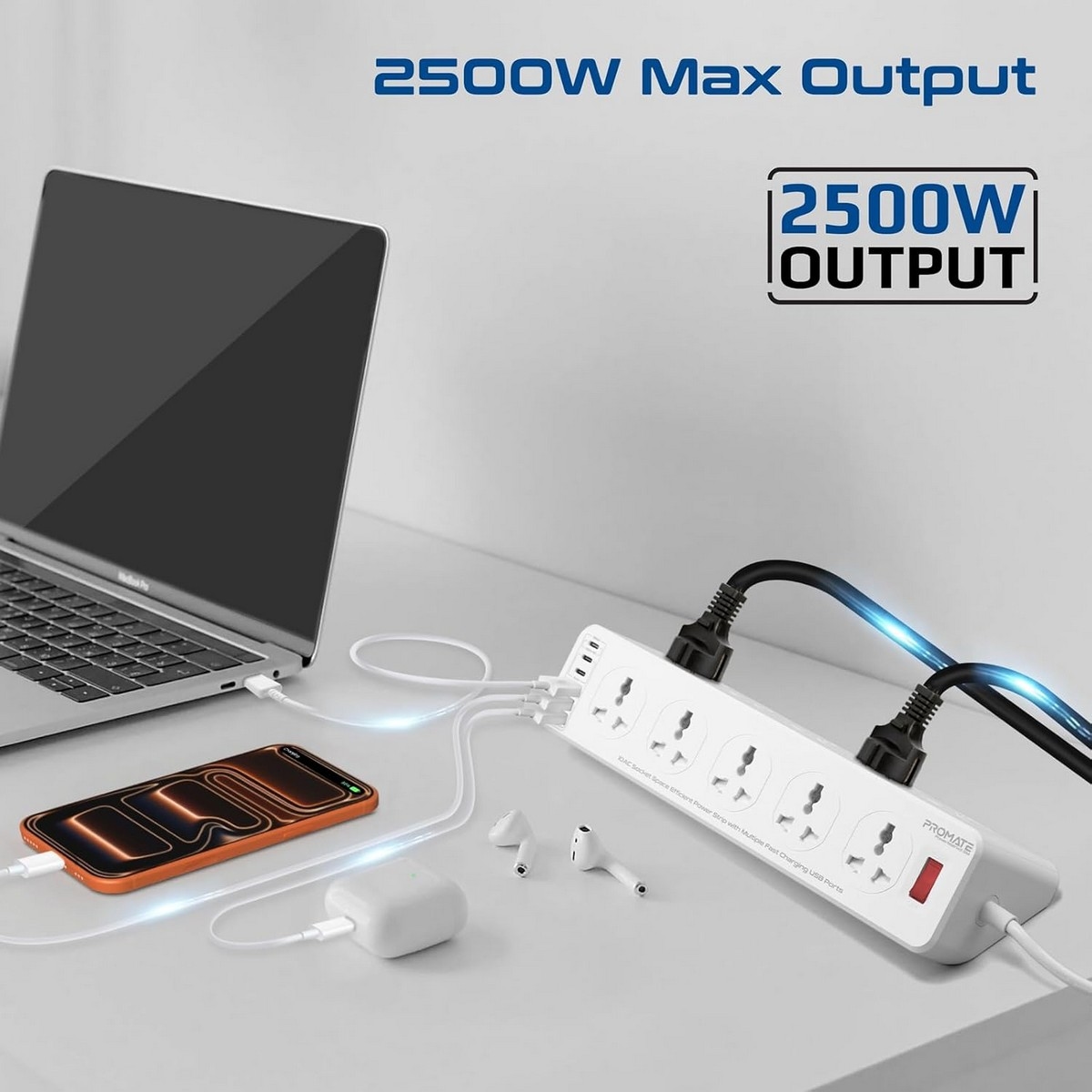 Promate 16-in-1 Power Matrix 2 Power Strip