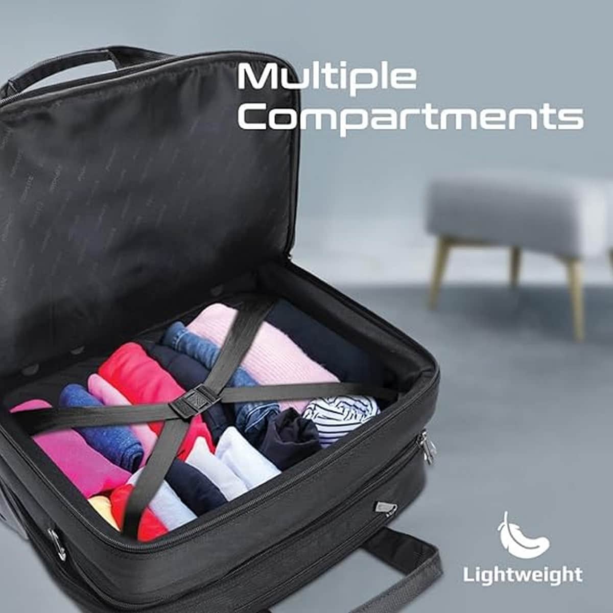 Promate 16" Water-Resistant Laptop Trolley Bag