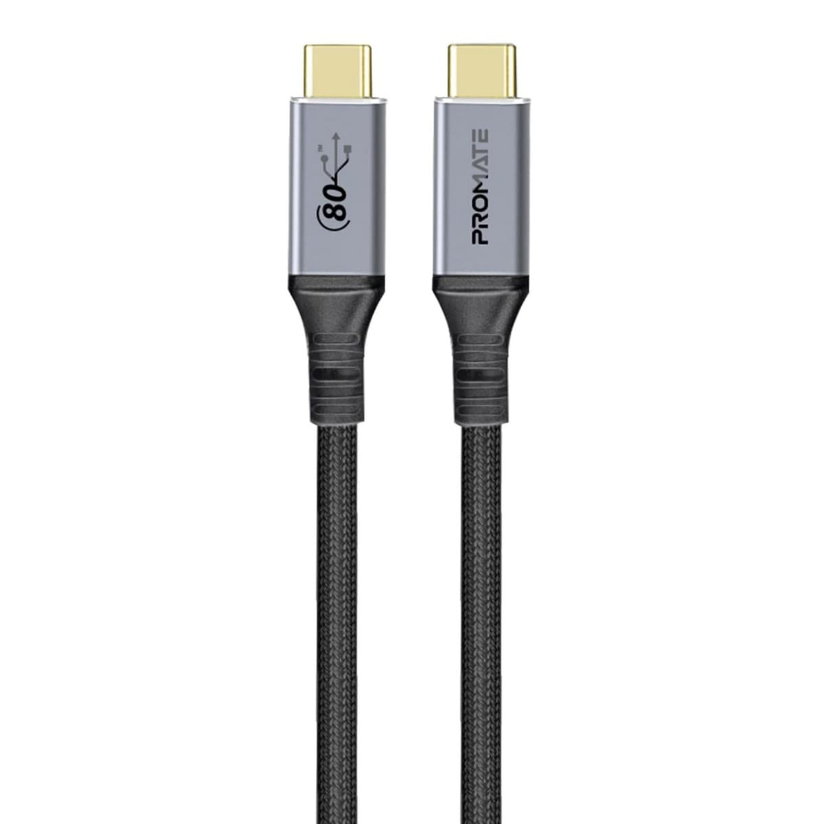 بروميت كابل USB4 إلى USB-C بطول 1.2 متر بسرعة 80Gbps وقدرة 240W