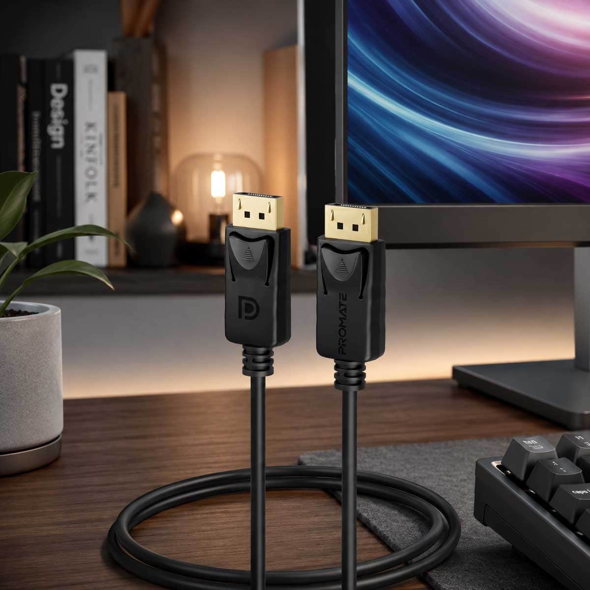 Promate 1.2m 8K 60Hz DisplayPort Cable