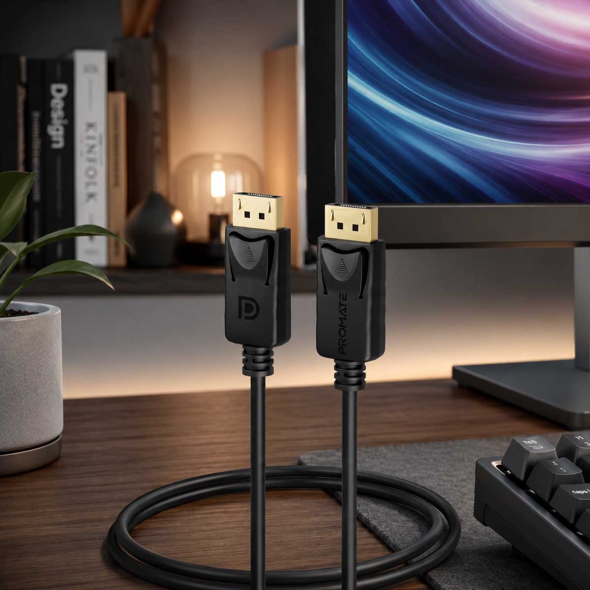 Promate 1.2m 8K 60Hz DisplayPort Cable